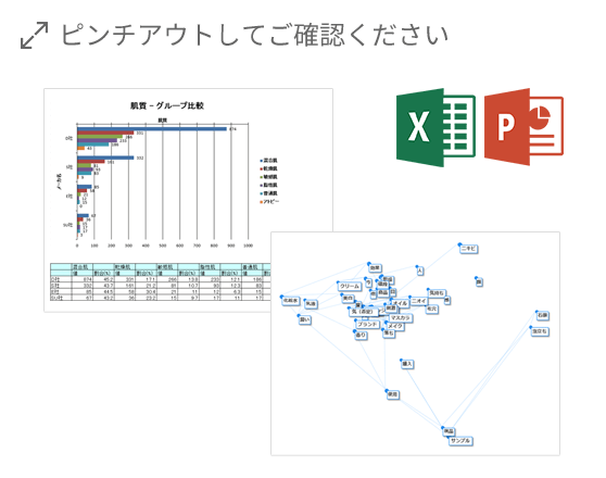 各種データ出力・レポーティング